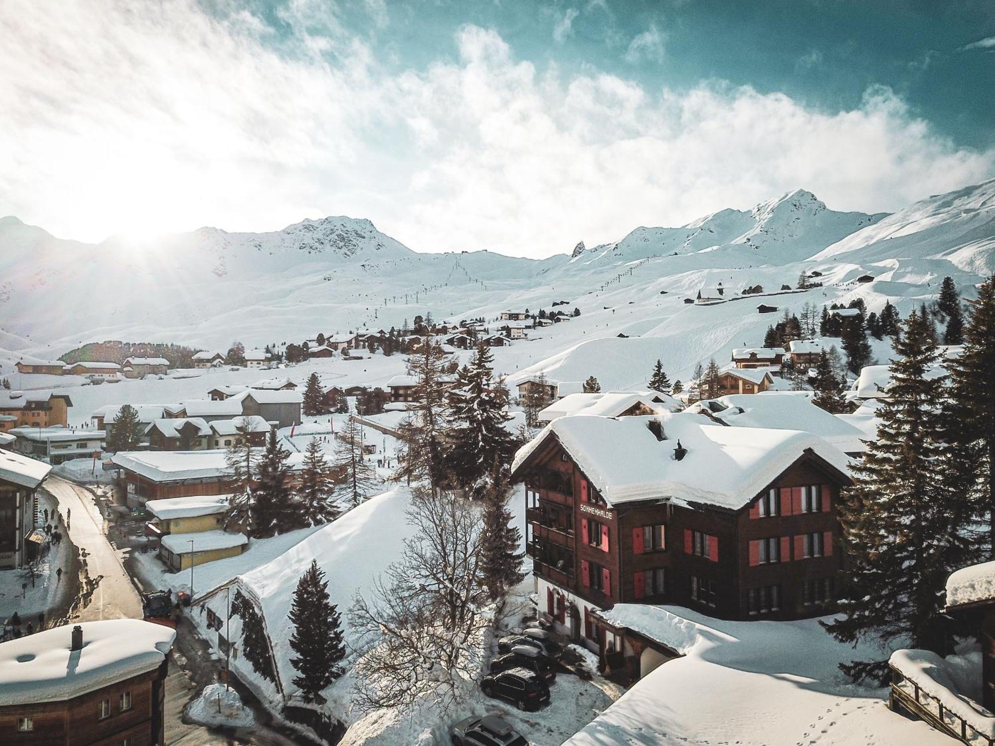 Hotel Sonnenhalde, アローザ エクステリア 写真